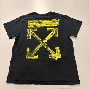 Vintage Off-White c/o Virgil Abloh "Main Label" Paint Arrows T-Shirt